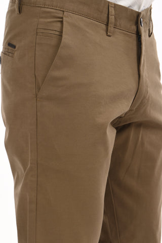 Royal Khaki Slim Fit Cotton Chinos