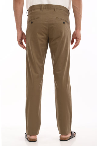 Royal Khaki Slim Fit Cotton Chinos