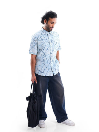 Aquatic Blue Iron free Shirt - model_poseposition_of_shirtporduct_type