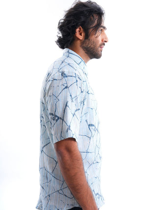 Aquatic Blue Iron free Shirt - model_poseposition_of_shirtporduct_type