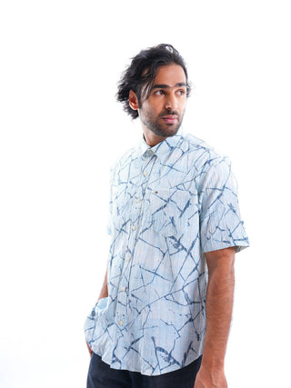 Aquatic Blue Iron free Shirt - model_poseposition_of_shirtporduct_type