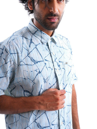 Aquatic Blue Iron free Shirt - model_poseposition_of_shirtporduct_type