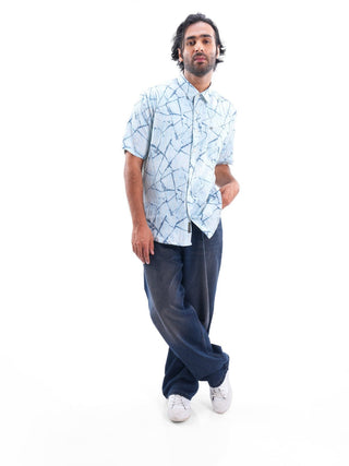 Aquatic Blue Iron free Shirt - model_poseposition_of_shirtporduct_type