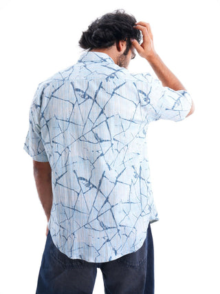 Aquatic Blue Iron free Shirt - model_poseposition_of_shirtporduct_type