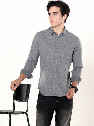 Ashen Aura Grey Printed Casual Shirt - model_poseposition_of_shirtporduct_type