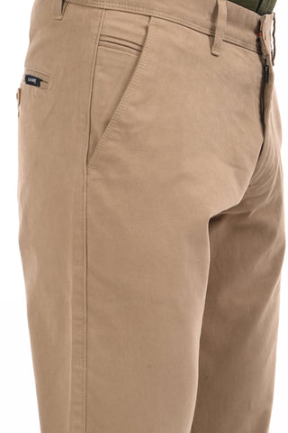 Beige Slim Fit Cotton Twill Chino - model_poseposition_of_shirtporduct_type