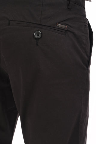Black Slim Fit Cotton Chinos - model_poseposition_of_shirtporduct_type