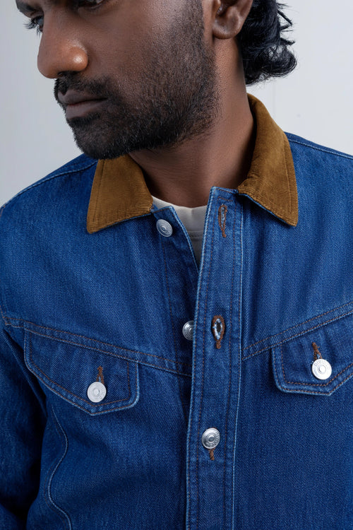 Blueward Belaine Denim - model_poseposition_of_shirtporduct_type