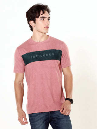 Blush Royale Velvet T-shirt - model_poseposition_of_shirtporduct_type