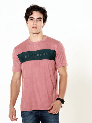 Blush Royale Velvet T-shirt - model_poseposition_of_shirtporduct_type