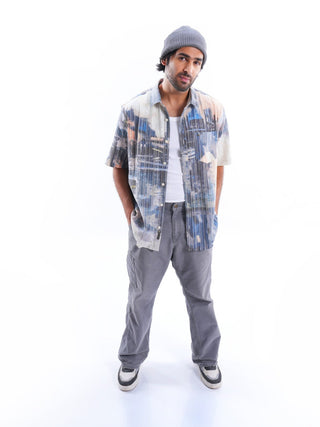 Burro Multi - colored Ribbed Casual - model_poseposition_of_shirtporduct_type