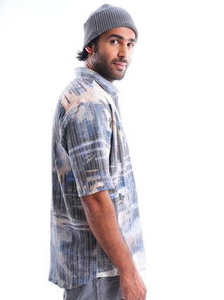 Burro Multi - colored Ribbed Casual - model_poseposition_of_shirtporduct_type