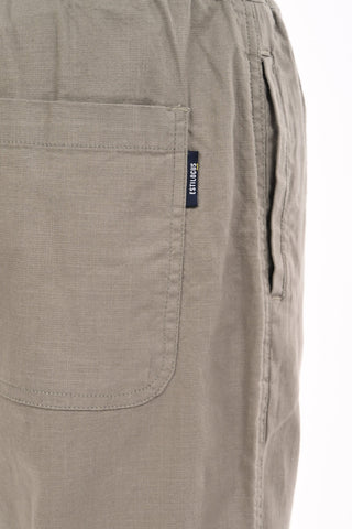 Carbon Grey Linen Blend Straight Fit Trousers - model_poseposition_of_shirtporduct_type