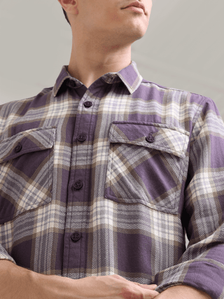 Midnight plum Cream Casual Check Shirt shop online at Estilocus. 100% Cotton • Full-sleeve check shirt• Cut and sew placket• Regular collar• Double button edge cuff• Double pocket with flap• Curved bottom hemline .• All double needle construction, finest