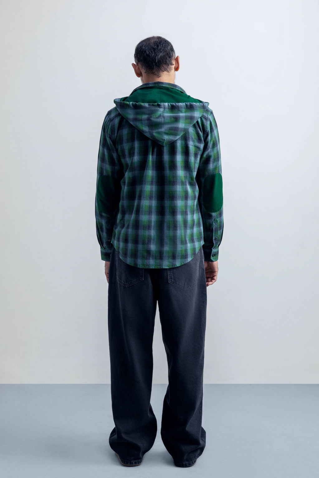 Hunter Green Shirt - model_poseposition_of_shirtporduct_type
