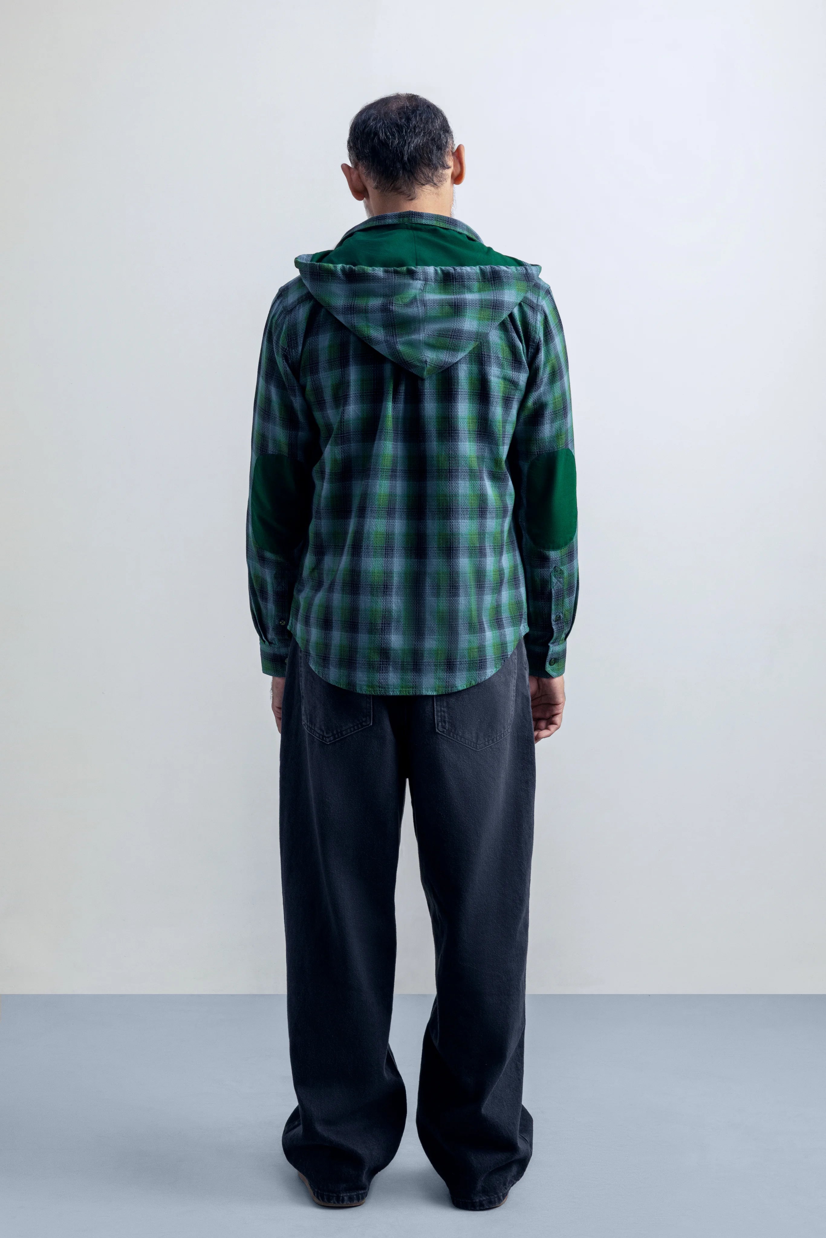 Hunter Green Shirt - model_poseposition_of_shirtporduct_type