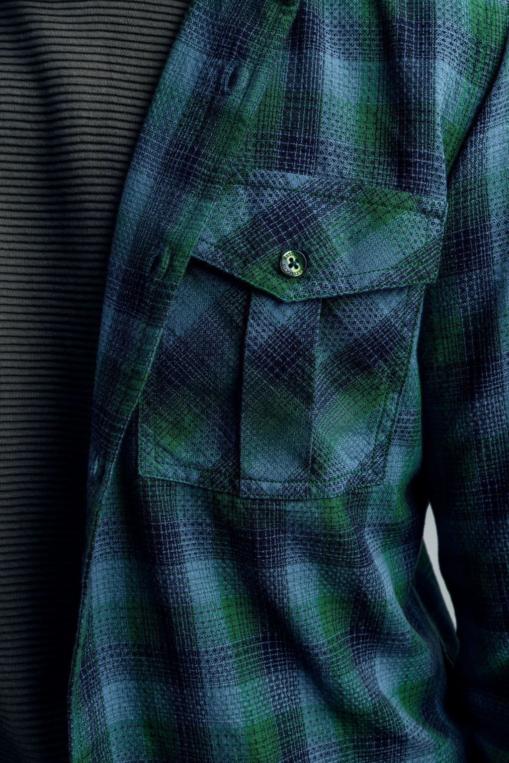 Hunter Green Shirt - model_poseposition_of_shirtporduct_type