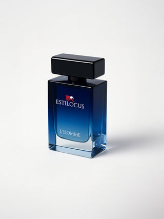 Estilocus L'Homme perfume bottle on a white background