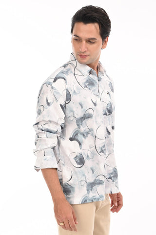 Light Green Drop Shoulder Casual Shirt - model_poseposition_of_shirtporduct_type