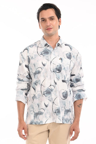 Light Green Drop Shoulder Casual Shirt - model_poseposition_of_shirtporduct_type