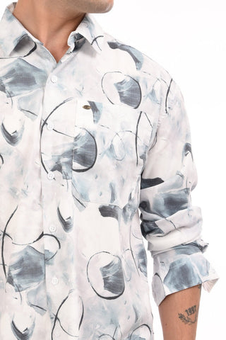 Light Green Drop Shoulder Casual Shirt - model_poseposition_of_shirtporduct_type