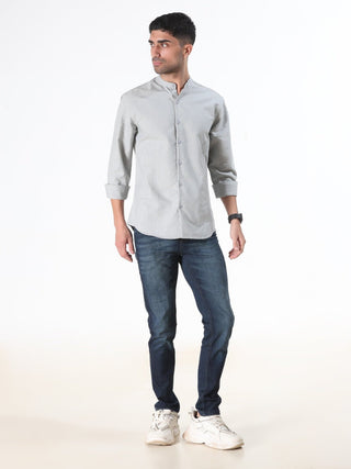 Light Olive Semi - Casual Shirt - model_poseposition_of_shirtporduct_type