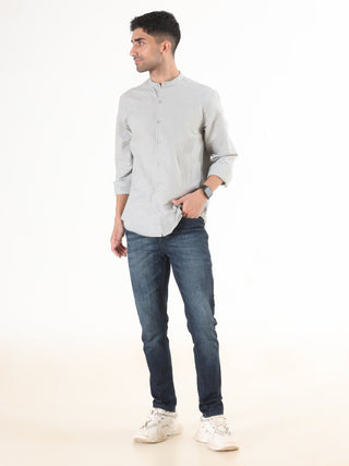 Light Olive Semi - Casual Shirt - model_poseposition_of_shirtporduct_type