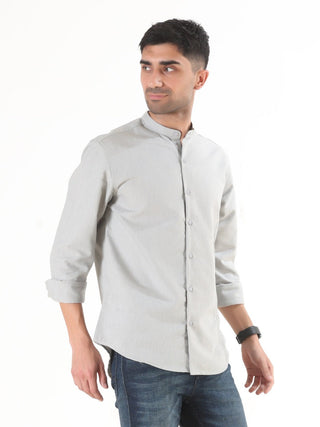 Light Olive Semi - Casual Shirt - model_poseposition_of_shirtporduct_type