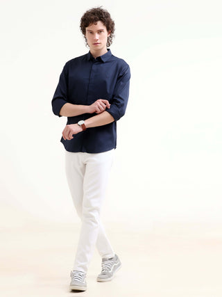 Midnight Navy Core Essential - model_poseposition_of_shirtporduct_type