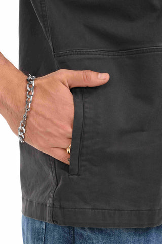 Mountain Grey Cargo Shirt - model_poseposition_of_shirtporduct_type