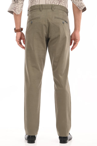 Olive Slim Fit Cotton Twill Chinos - model_poseposition_of_shirtporduct_type