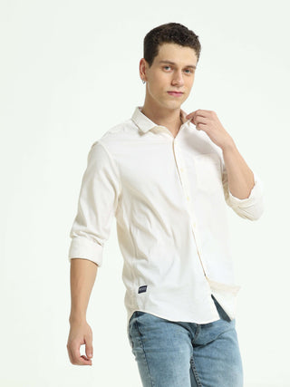 Sunlit Yellow Stripe Classic - model_poseposition_of_shirtporduct_type