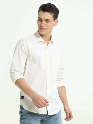 Sunlit Yellow Stripe Classic - model_poseposition_of_shirtporduct_type