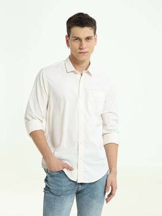 Sunlit Yellow Stripe Classic - model_poseposition_of_shirtporduct_type