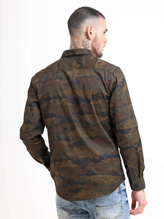 Tactical Earth Brown Camo Shirt - model_poseposition_of_shirtporduct_type