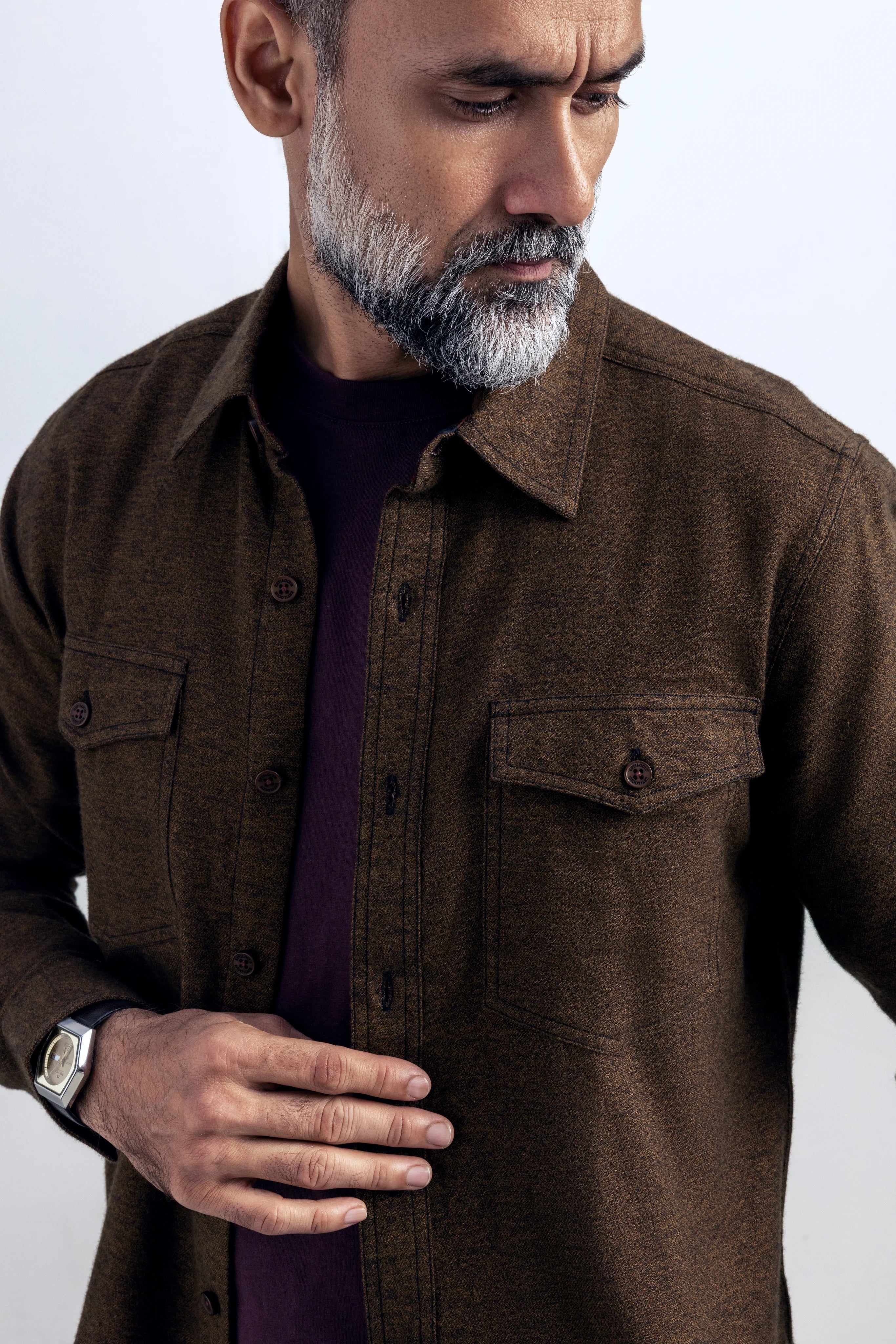 The Driftwood Shirt - model_poseposition_of_shirtporduct_type