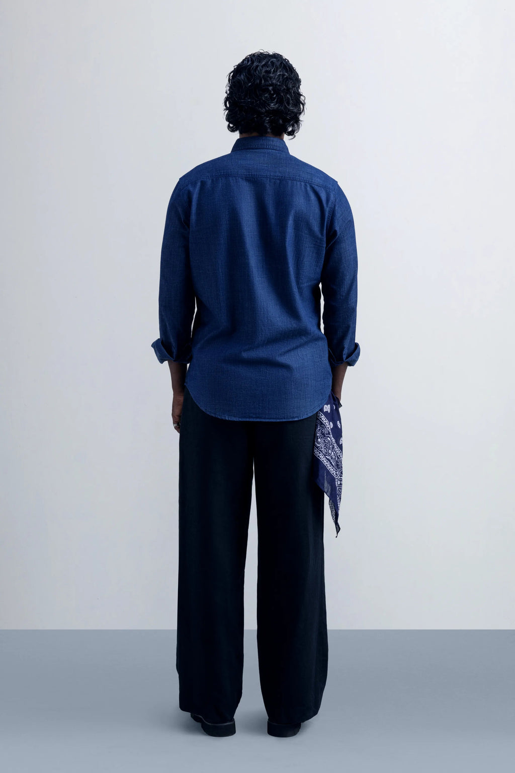 The Flux Denim Shirt - model_poseposition_of_shirtporduct_type