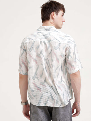 Unique vision blue crochet oversized shirt - model_poseposition_of_shirtporduct_type