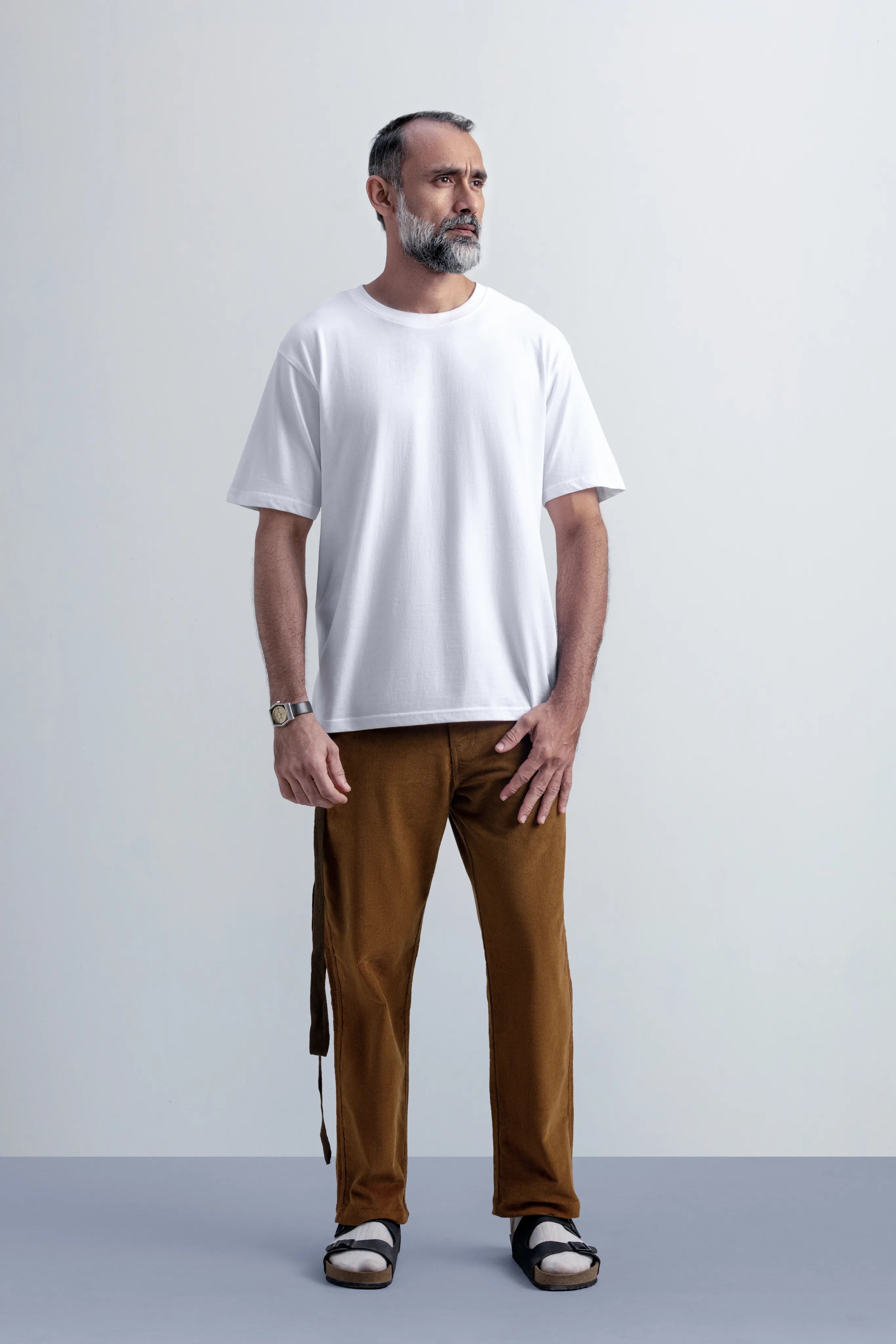 Waymark Bistre Corduroy Trousers - model_poseposition_of_shirtporduct_type