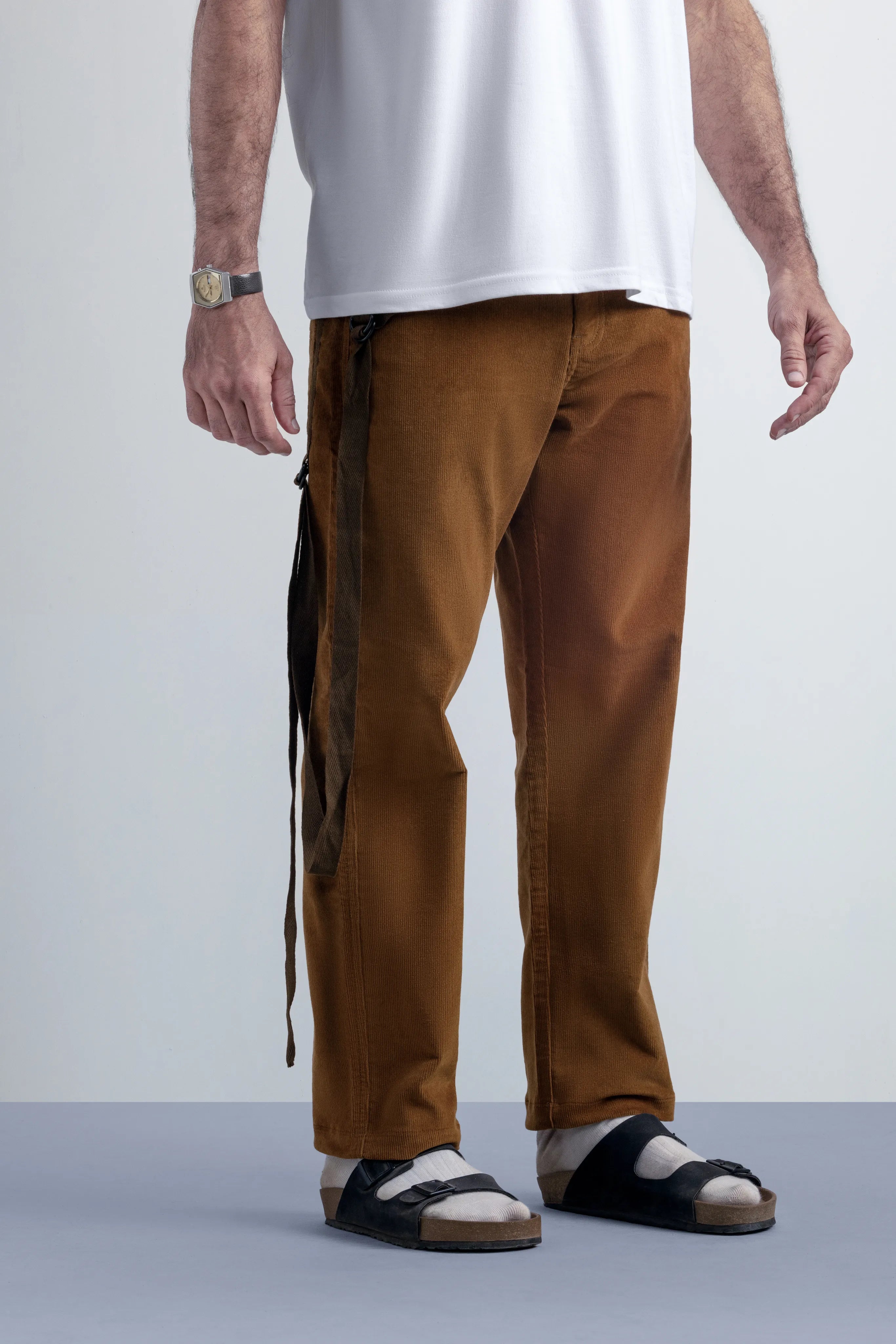 Waymark Bistre Corduroy Trousers - model_poseposition_of_shirtporduct_type