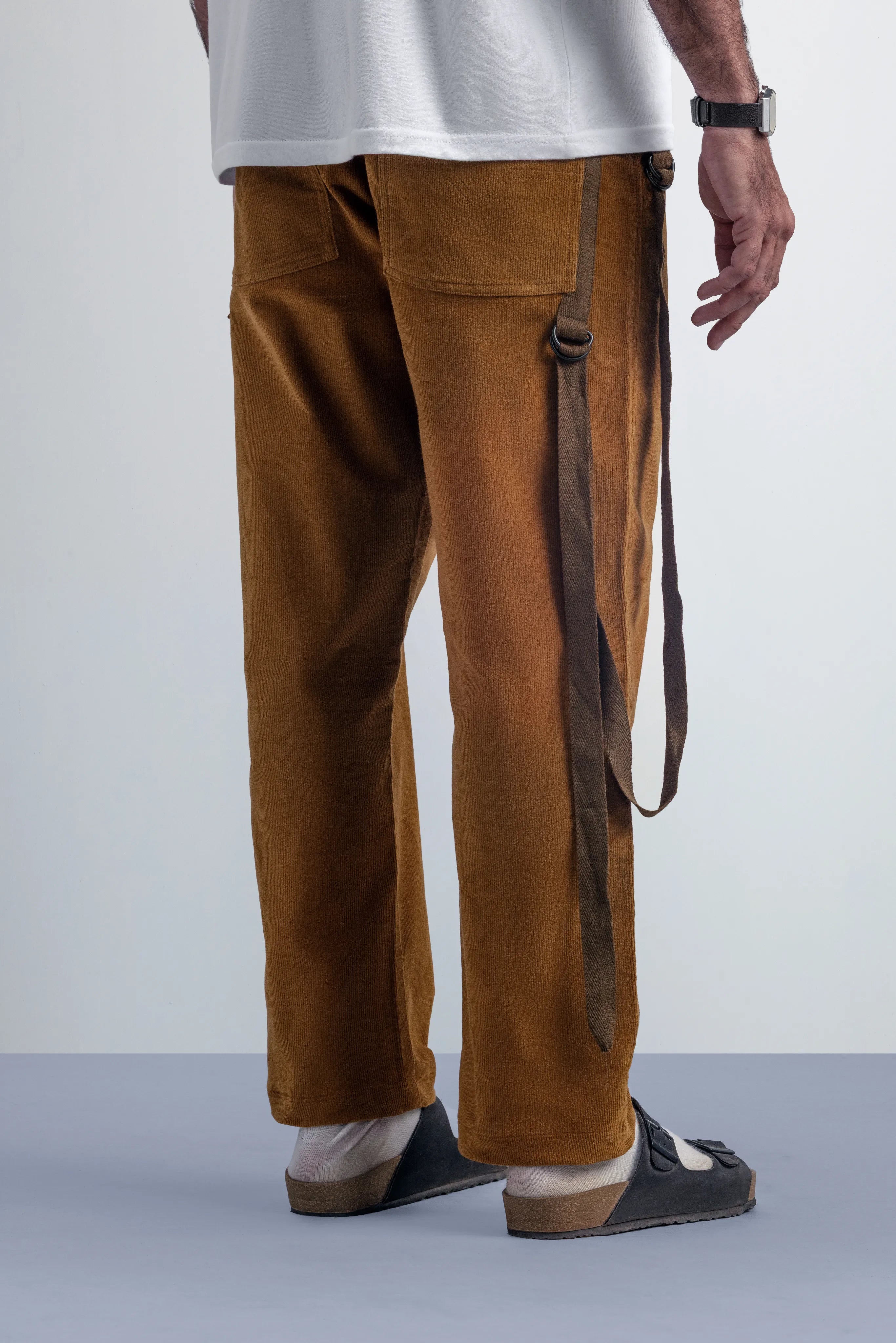 Waymark Bistre Corduroy Trousers - model_poseposition_of_shirtporduct_type