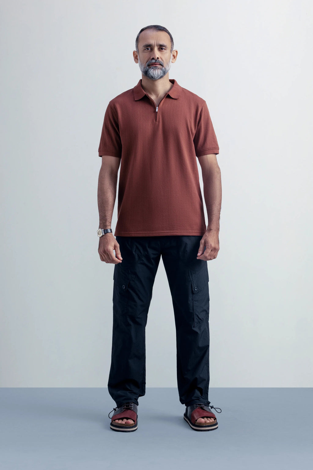 Waymark Black Trousers - model_poseposition_of_shirtporduct_type