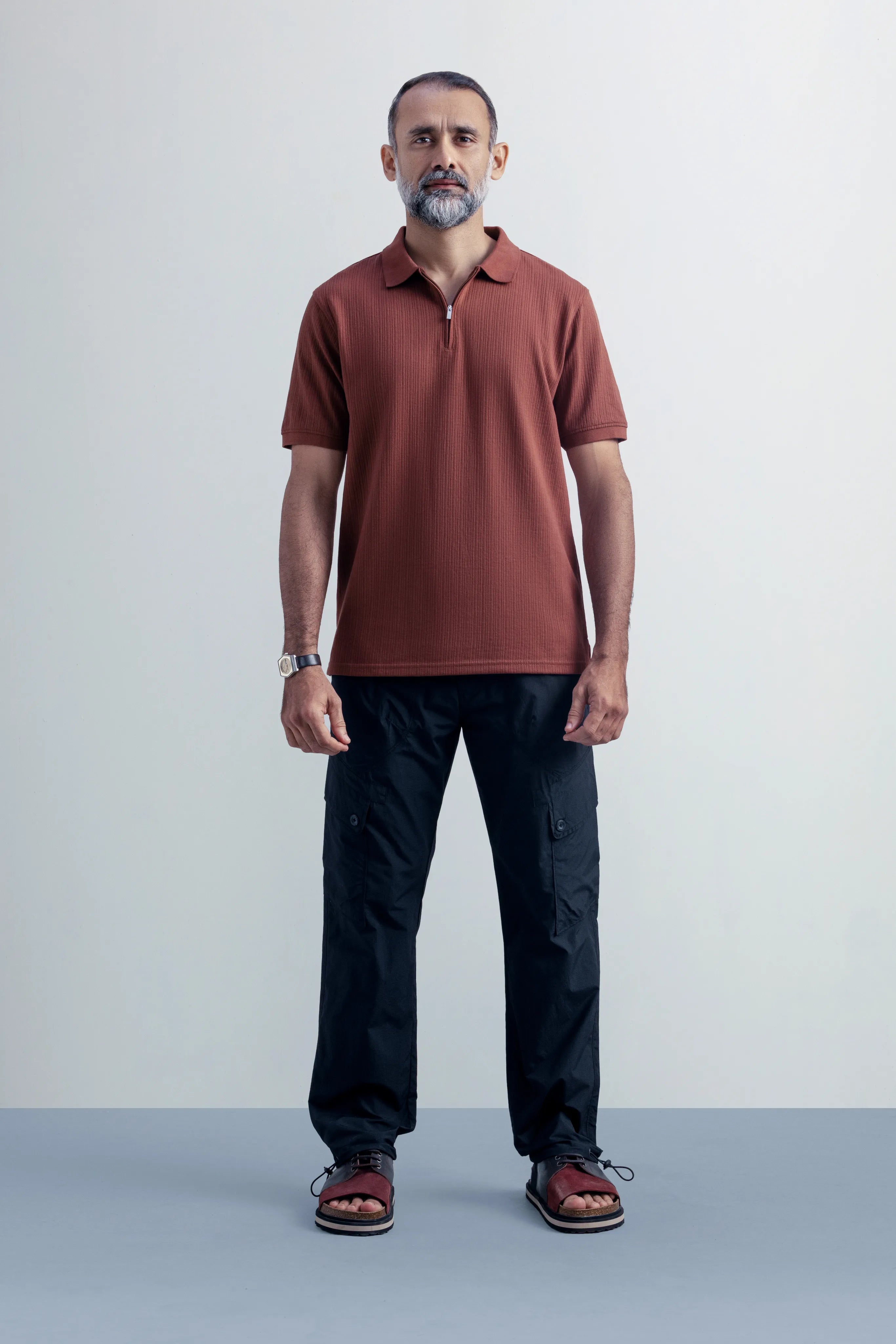 Waymark Black Trousers - model_poseposition_of_shirtporduct_type