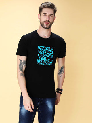 RAVEN BLACK CREW NECK T-SHIRT shop online at Estilocus. This pure cotton printed T-shirt is a stylish go-to for laidback days. Cut in a comfy regular fit. • 100% Cotton knitted interlock 190GSM• Bio washed fabric• Round neck T-shirt • Half sleeve • Suits