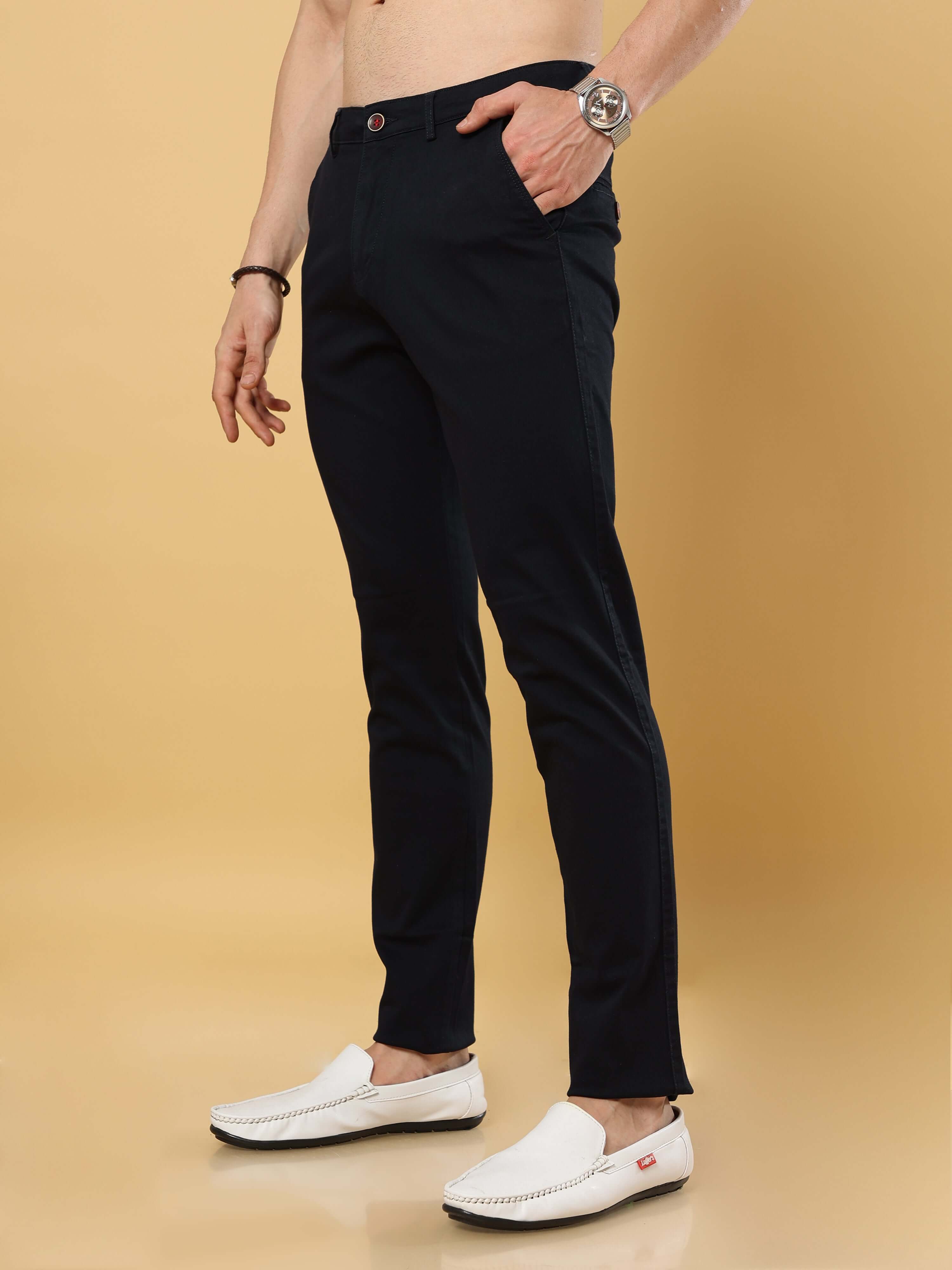 Navy Chino Pants