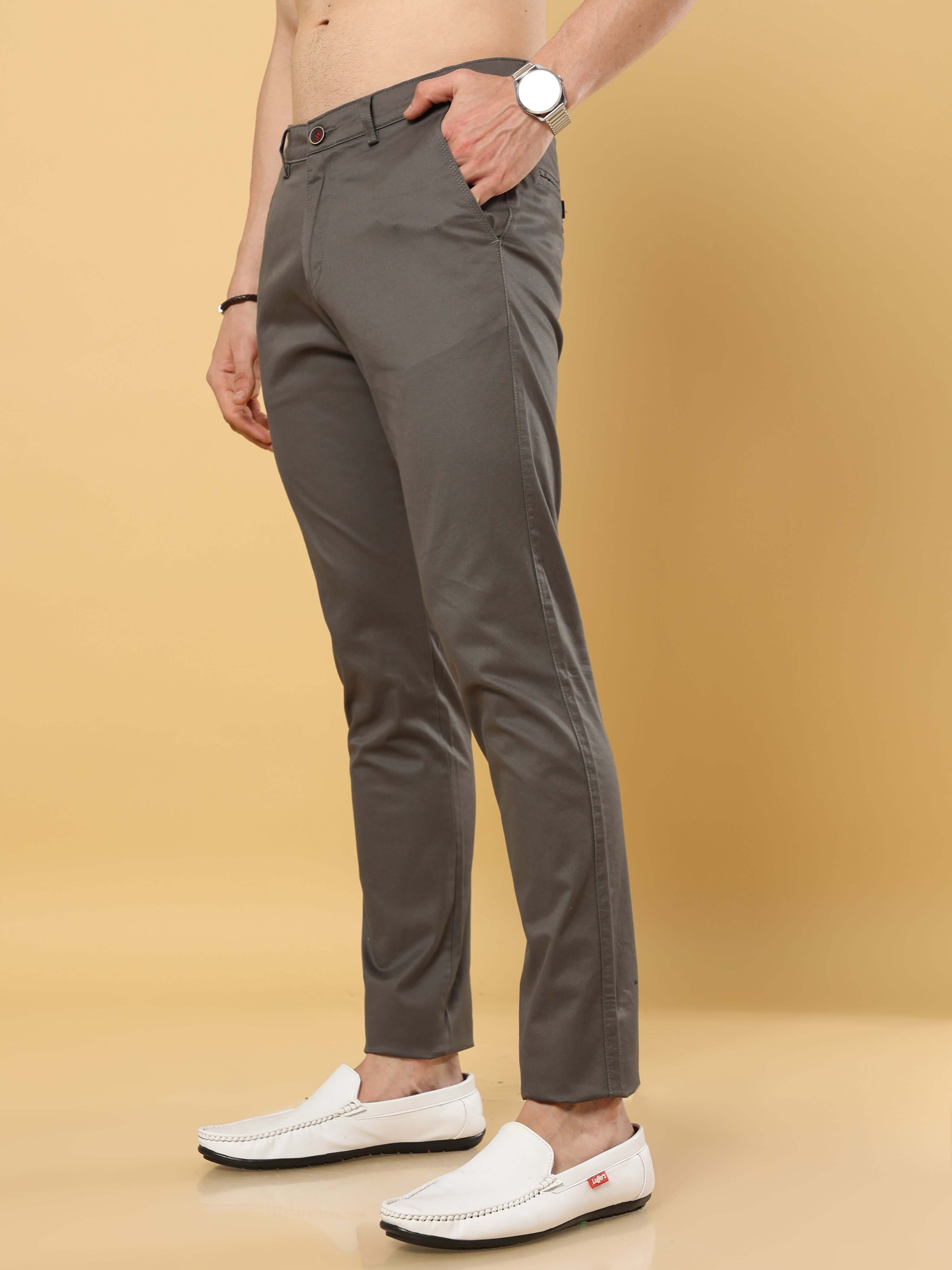 Grey Chino Pants