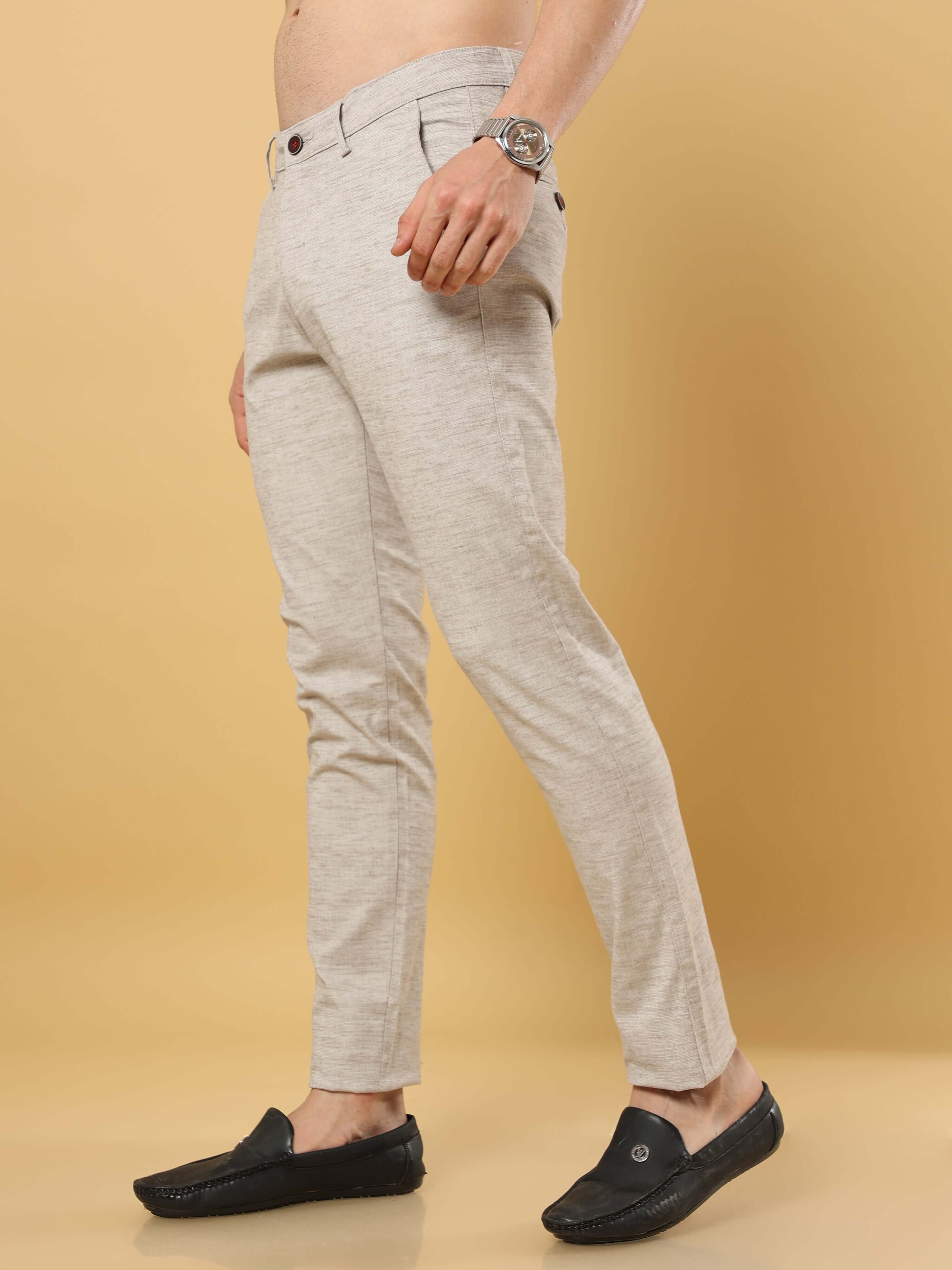 Creamy Beige Chino Pants