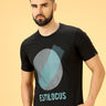 Round Grey/D.Green Chest Print Crew Neck T-Shirt shop online at Estilocus. This pure cotton printed T-shirt is a stylish go-to for laidback days. Cut in a comfy regular fit. • 100% Cotton knitted interlock 190GSM• Bio washed fabric• Round neck T-shirt • H