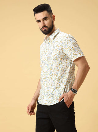 Orange Flower Aop Shirt shop online at Estilocus. DETAILS & CARE This pure cotton Checked shirt is a stylish go-to for laidback days. Cut in a comfy regular fit, with a classic button-down front and chest pocket. 100% premium cotton full sleeve Checked Ch