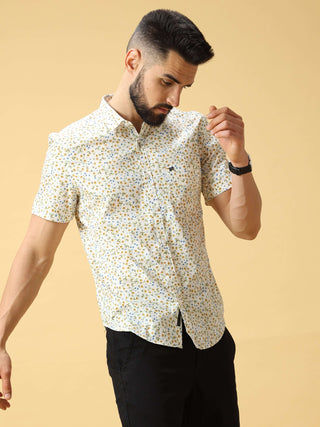 Orange Flower Aop Shirt shop online at Estilocus. DETAILS & CARE This pure cotton Checked shirt is a stylish go-to for laidback days. Cut in a comfy regular fit, with a classic button-down front and chest pocket. 100% premium cotton full sleeve Checked Ch